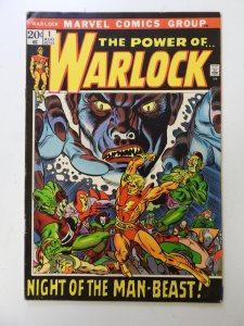 Warlock #1 (1972) FN+ condition overspray