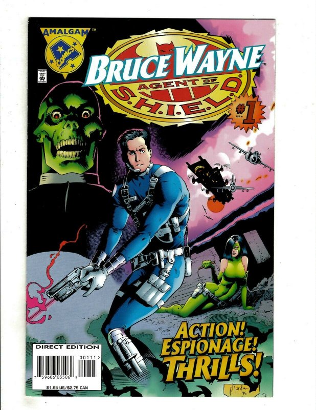 11 Amalgam Comics Bullets and Bracelets 1 Bruce Wayne SHIELD 1 Amazon 1 + RB17 