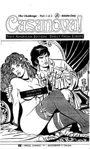 Casanova #1 (1991)Adult Comic Book Aircel Grade NM+ 9.6