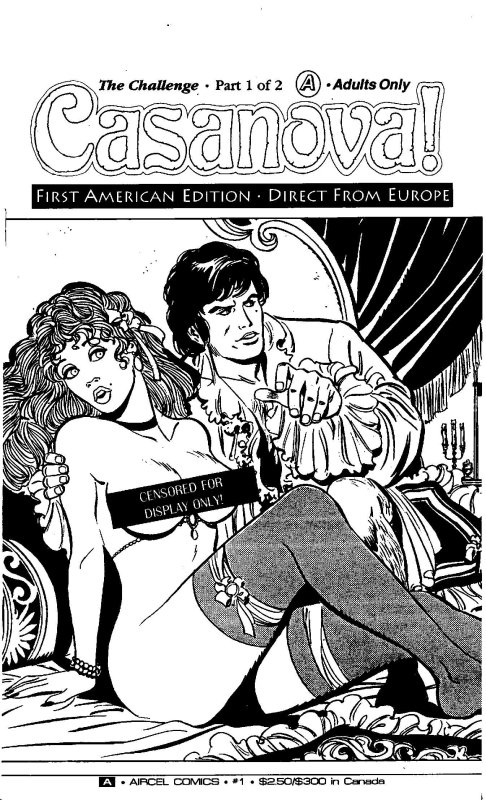 Casanova #1 (1991)Adult Comic Book Aircel Grade NM+ 9.6