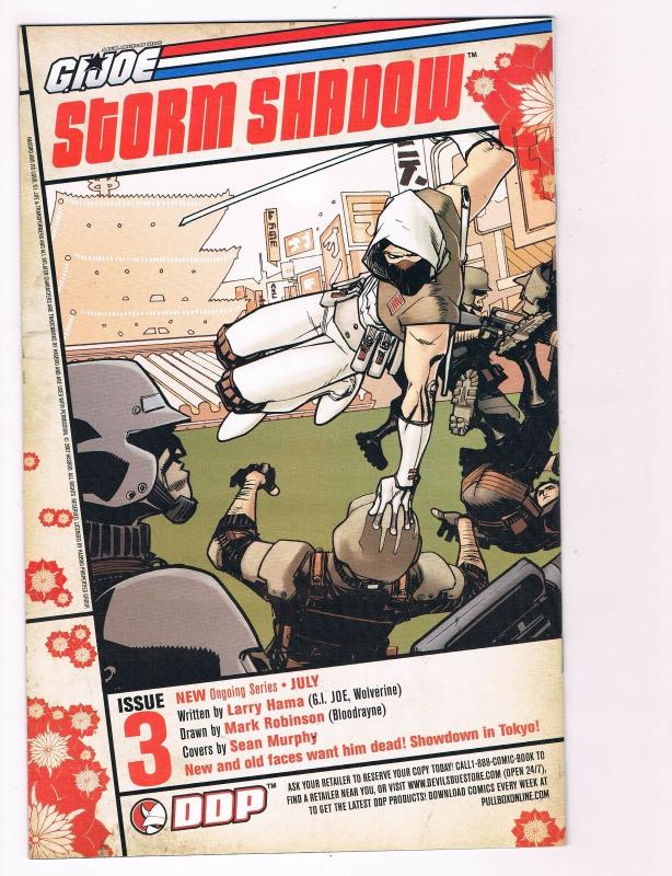 Storm Shadow # 2 NM DDP Comic Books G.I. Joe Snake Eyes S94