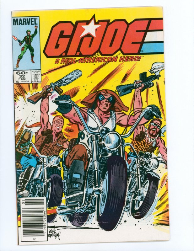 G.I. Joe: A Real American Hero #32 Newsstand 1st Lady Jaye