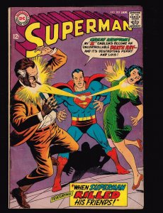 Superman #203 ~ Clark Kent's Biggest Day! ~ (6.5) 1968 WH