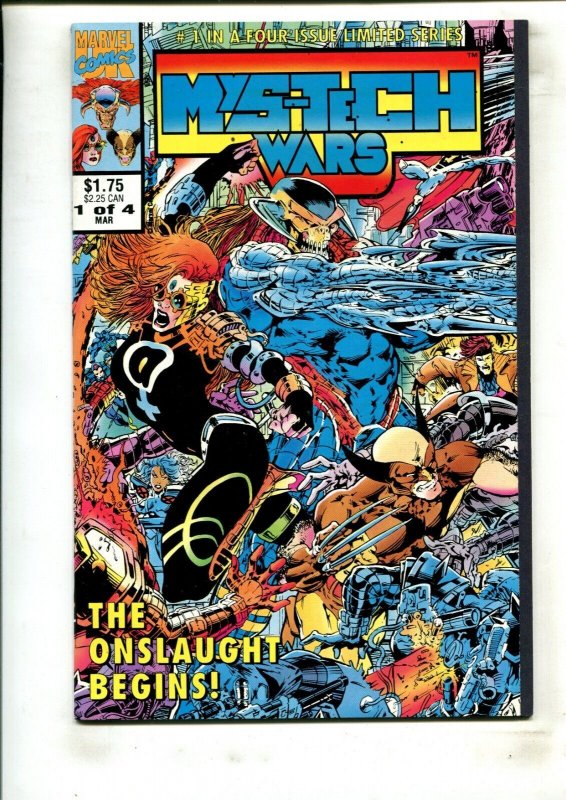5PC MYS-TECH WARS #1 LOT (9.0) 1993