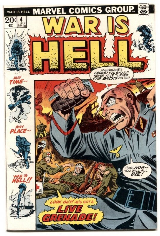 War Is Hell #4 1973- Remember the Alamo F/VF