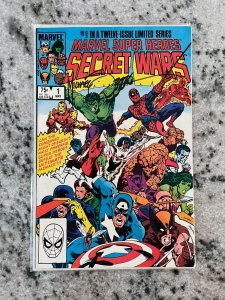 Marvel Super Heroes Secret Wars # 1 NM SIGNED W/COA Mike Zeck Comic Book J804