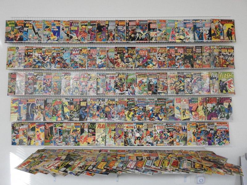 Huge Lot Silver/Bronze 180+ Comics W/ Iron Man, Flash, Spiderman, +More see desc