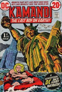 Kamandi, the Last Boy on Earth #1 FN ; DC | Jack Kirby Statue of Liberty 1972
