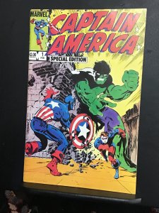 Captain America Special Edition #1 (1984) Jim Steranco cat versus hulk he! NM-