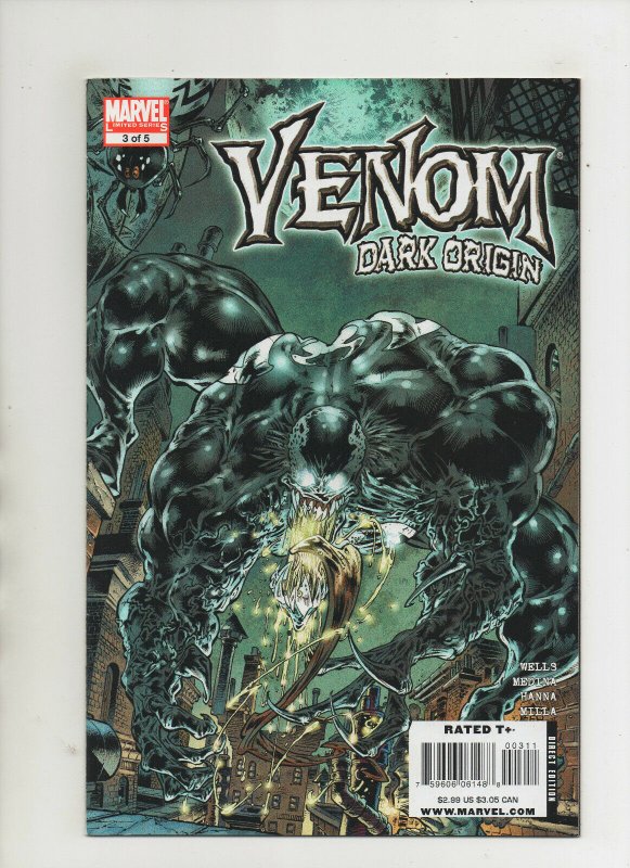 Venom: Dark Origin #1 & 3 - Lot Of 2! Spider-Man! - (Grade 9.0) 2008
