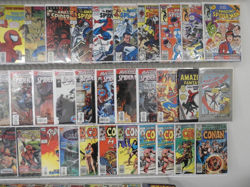 Huge Lot 140+ Comics W/ Spider-Man, X-Men, Avengers+ Avg VF- Condition!