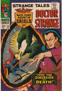 Strange Tales # 152 FN 1967 Marvel Stan Lee Jack Kirby Steranko 1st Pencils [Y2]