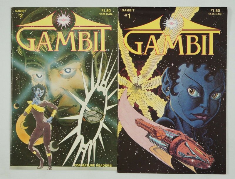 Gambit #1-2 VF complete series - oracle comics set - scott bieser 2