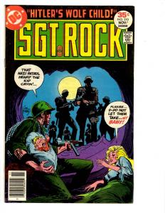 5 Sgt. Rock DC Comic Books # 307 308 309 310 311 World War II Easy Company J129