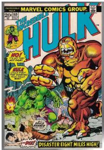 HULK 169 VG-F Nov. 1973