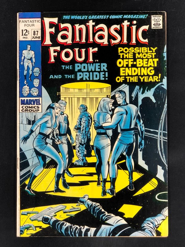 Fantastic Four 87 1969 Vf Doctor Doom Appearance Comic Books Silver Age Marvel 