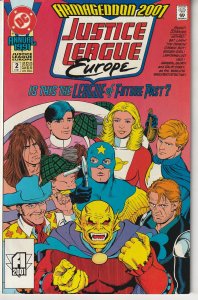 Justice League Europe Annual #2 Direct Edition (1991)  Armageddon 2001 tie in