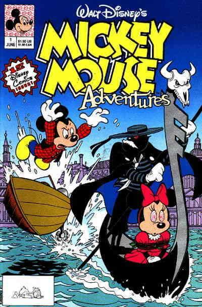 Mickey Mouse Adventures #1 VG; Disney | low grade comic - save on shipping - det