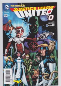 DC Comics! Justice League United! Issue #0!
