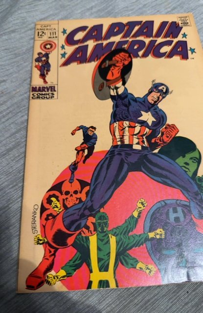 Captain America #111 (1969)classic steranko hydra/madame hydra