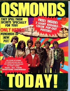 MAG: Osmonds Today! 1975-missing pin-up pages-pix-info-P