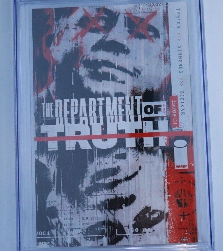 Department Of Truth #1 CGC 9.8 1st Print 2020 Image Comics Tynion IV 