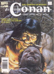 Conan Saga #77 (Newsstand) VG ; Marvel | low grade comic