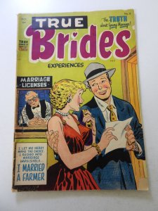 True Brides' Experiences #8 (1954) VG- condition