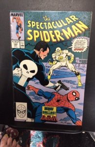 zz The Spectacular Spider-Man #143  (1988) The punisher! 1st Carlos lobo VF/NM