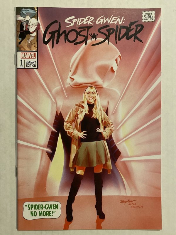 Spider Gwen Ghost Spider 1 Mike Mayhew Spider Man Homage Variant Nmnm Romita Comic Books 