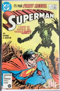 Superman #1 Direct Edition (1987, DC) 1st Issue of Series. NM