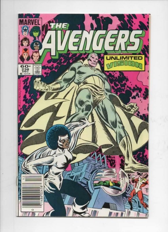 AVENGERS #237 238, FN/VF, Spider-man, Captain Marvel, 1963 1983, Marvel