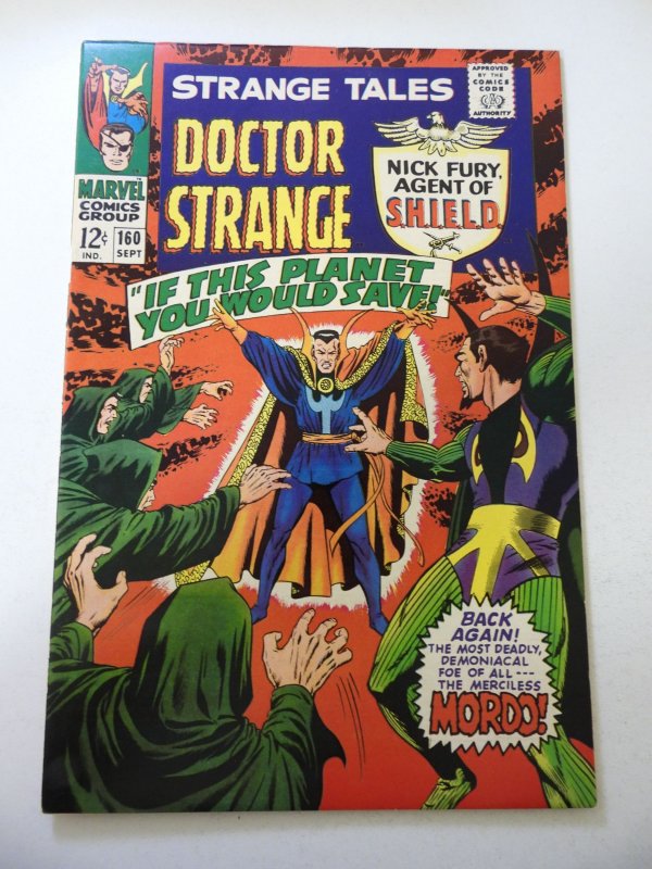 Strange Tales #160 (1967) FN+ Condition manufactured with extra staples