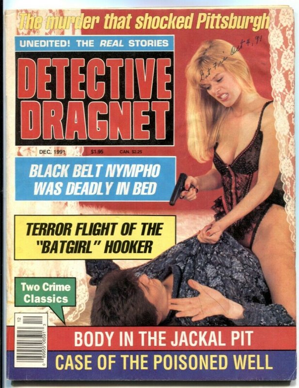 Detective Dragnet December 1991- Batgirl Hooker- true crime 