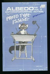 ALBEDO #0  Anthropomorphics Signed Cover Thoughts & Images ~ 1985 (PF606) 2nd pt