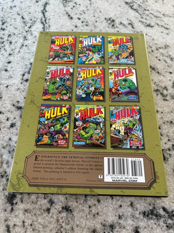 Marvel Masterworks Vol # 235 Hulk 181 Wolverine Limited To 910 Copies 4 J417