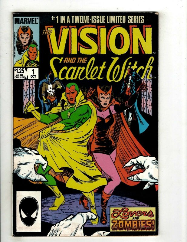 Lot Of 8 Vision & Scarlet Witch Marvel Comic Books # 1 2 3 4 5 6 (2) 8 OF45 