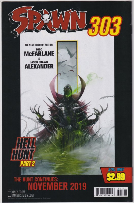 Spawn #302 Cover B (2019) [Key Issue]