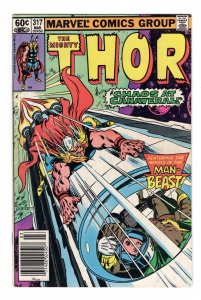 Thor #317 (1966 v1) Iron Man Man-Thing Newsstand VF-