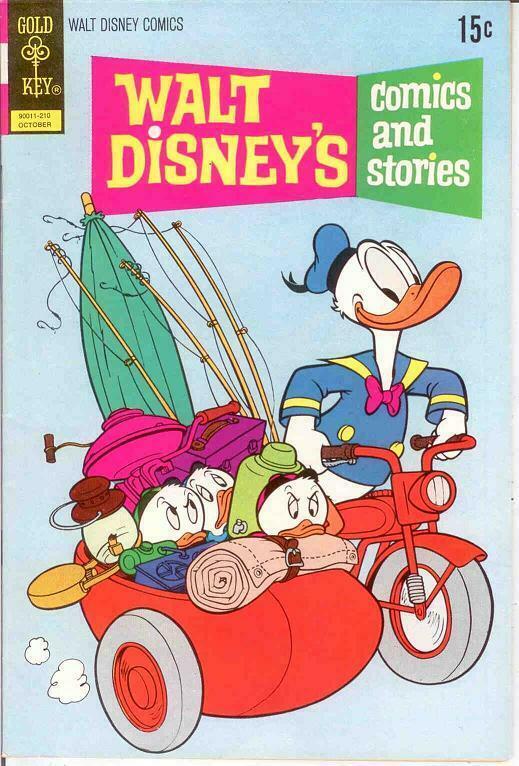 WALT DISNEYS COMICS & STORIES 385 VF-NM Oct. 1972 COMICS BOOK