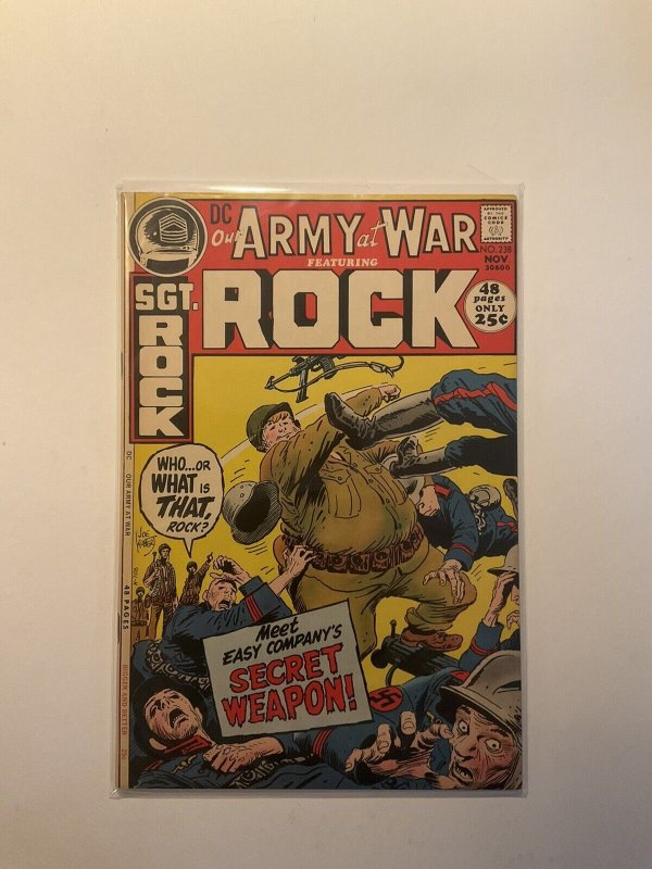 Our Army At War 238 Very Fine/Near Mint 9.0 Dc Comics 