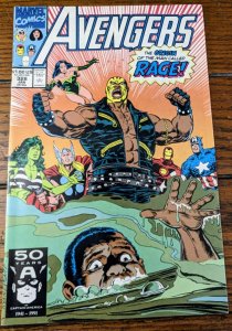 The Avengers #328 Direct Edition (1991) VF- 7.5