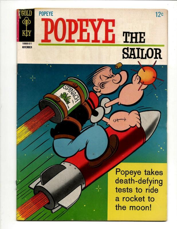 Popeye # 78 FN Gold Key Silver Age Comic Book Olive Oil Cartoon Spinach J371