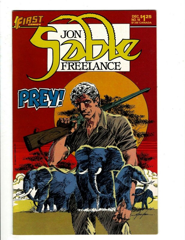 12 Jon Sable Freelance First Comics # 5 6 7 8 9 10 13 14 15 16 17 19 Spy HG4