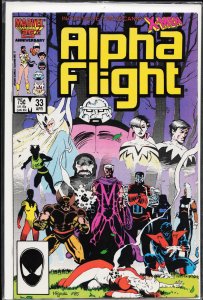 Alpha Flight #33 (1986) Alpha Flight [Key Issue]