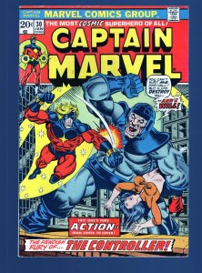 Captain Marvel #30 - Jim Starlin Cover Art & Story. Al Milgrom Art. (6.0) 1974