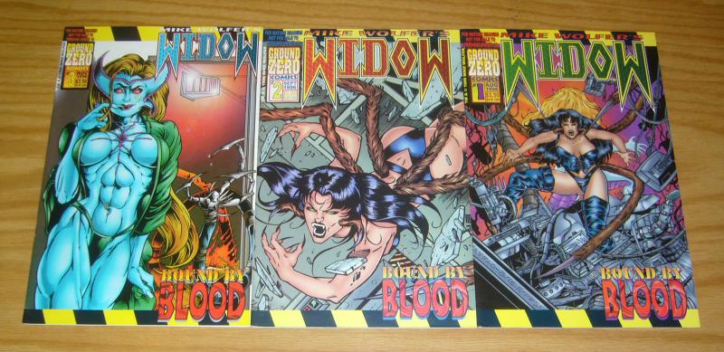 Widow: Bound by Blood #1-3 VF/NM complete series MIKE WOLFER ground zero 1996