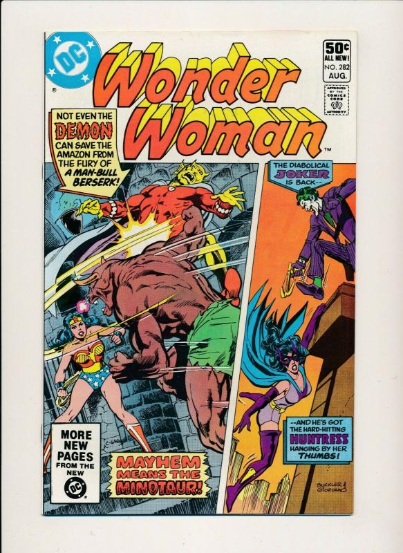 DC Comics WONDER WOMAN Huntress & Joker #282 1981 ~ VF (PF508) 