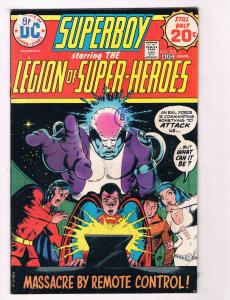Superboy #203 VG/FN DC Comics Comic Book JLA Superman Aug 1974 DE29