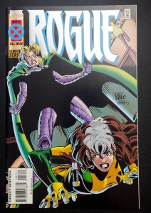 Rogue #1-4 (1995) [Lot of 4 books] Foil Cvr - [KEY] 1st solo - NM!